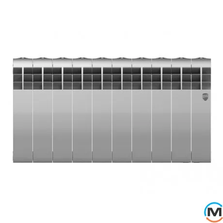 Радиатор Royal Thermo BiLiner 350 Silver Satin - 10 секций, фото , изображение 3