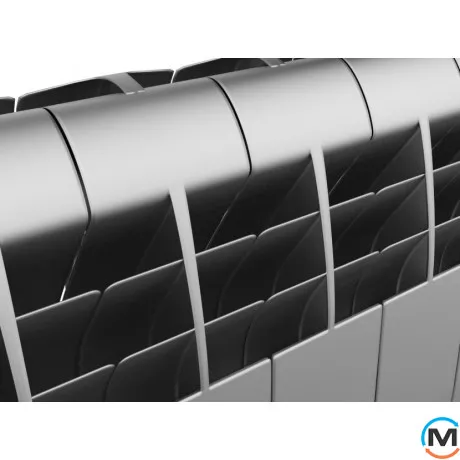 Радиатор Royal Thermo BiLiner 500 Silver Satin VR - 10 секций, Цвет: Серый, Межосевое расстояние (мм): 500, Кол-во секций: 10, фото , изображение 4