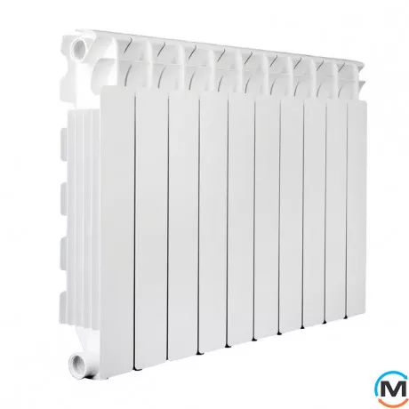 Алюмінієвий радіатор Fondital (10-секцій) ALETERNUM B4 350/100, Міжосьова відстань (мм): 350, Кількість секцій: 10, фото 