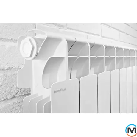 Алюминиевый радиатор Fondital (8-секций) ALETERNUM B4 350/100, Межосевое расстояние (мм): 350, Кол-во секций: 8, фото , изображение 2