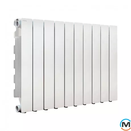 Радиатор алюминиевый Fondital (10 секций) BLITZ SUPER B4 500/100, Цвет: Белый, Межосевое расстояние (мм): 500, Кол-во секций: 10, фото 