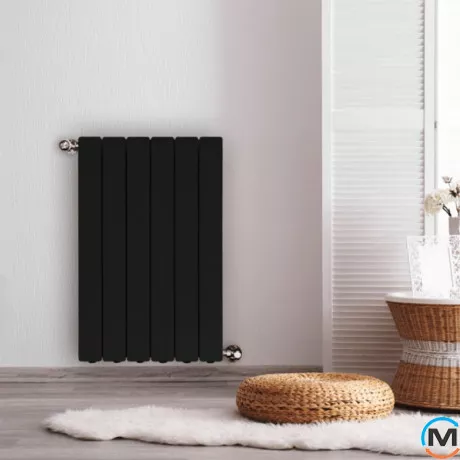 Алюмінієвий радіатор Fondital (12 секцій) BLITZ SUPER B4 BLACK COFFEE чорний 350/100, Колір: Чорний, Міжосьова відстань (мм): 350, Кількість секцій: 12, фото , зображення 3