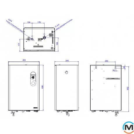Котел электрический Mora-TOP EK 24K COMFORT, Тепловая мощность (кВт): 22.5, фото , изображение 4