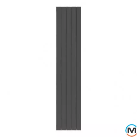 Дизайн радиатор Nova Florida (5 секций) LEDRO S/90 2000 мм ARDESIA NOVA FLORIDA вертикальный, Цвет: Серый, Межосевое расстояние (мм): 2000, Кол-во секций: 5, фото 