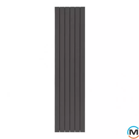 Дизайн радіатор Nova Florida (6 секцій) LEDRO S/90 2000 мм ARDESIA вертикальний, Колір: Сірий, Міжосьова відстань (мм): 2000, Кількість секцій: 6, фото 