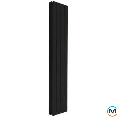 Дизайн радіатор Nova Florida (4 секції) LEDRO S/90 1600 мм BLACK вертикальний, Колір: Чорний, Міжосьова відстань (мм): 1600, Кількість секцій: 4, фото , зображення 2