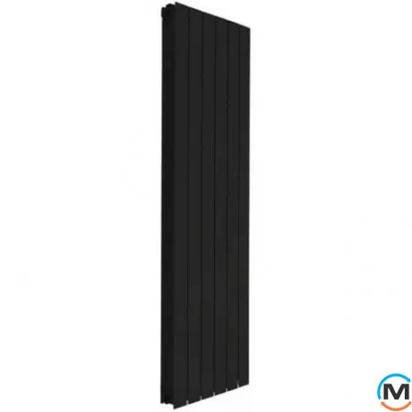 Дизайн радіатор Nova Florida (6 секцій) LEDRO S/90 1600 мм BLACK вертикальний, Колір: Чорний, Міжосьова відстань (мм): 1600, Кількість секцій: 6, фото , зображення 2