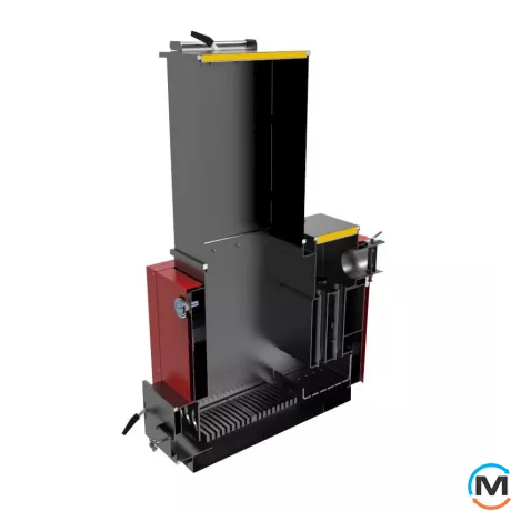 Котел твердопаливний шахтного типу Гетьман-12Ш кВт, Теплова потужність (кВт): 12, фото , зображення 2