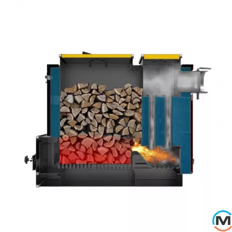 Котел твердопаливний шахтного типу Гетьман-30Ш кВт, Теплова потужність (кВт): 30, фото , зображення 7