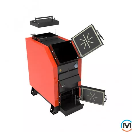 Котел твердотопливный Витязь Шахтний Optima 12 кВт, Тепловая мощность (кВт): 12, фото , изображение 7