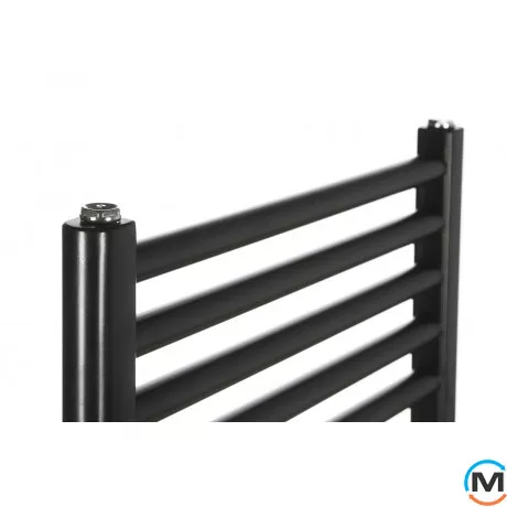 Сушка для рушників Betatherm BE 500*969 RAL 9005M електричний 300 ВАТ правий, Виконання: Правий, Колір: Чорний, фото , зображення 3