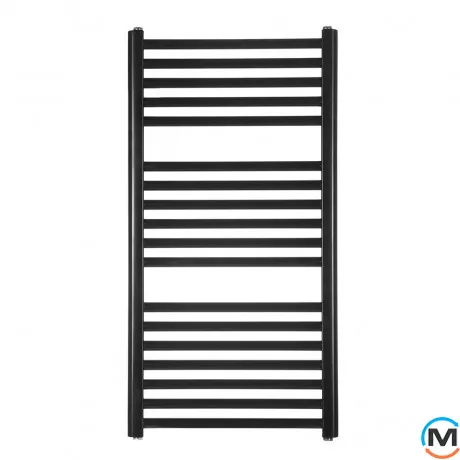 Сушка для рушників Betatherm BE 500*969 RAL 9005M електричний 300 ВАТ правий, Виконання: Правий, Колір: Чорний, фото 