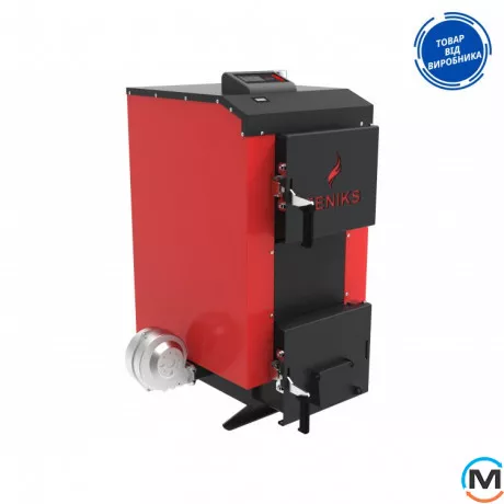 Твердопаливний котел Feniks серія A 16 кВт з автоматикою та вентилятором, Теплова потужність (кВт): 16, Варіант: З автоматикою, фото 
