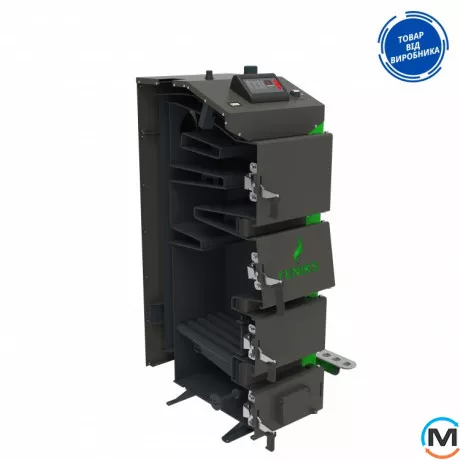 Твердопаливний котел Feniks серія N 20 кВт з автоматикою та вентилятором, Теплова потужність (кВт): 20, фото , зображення 3