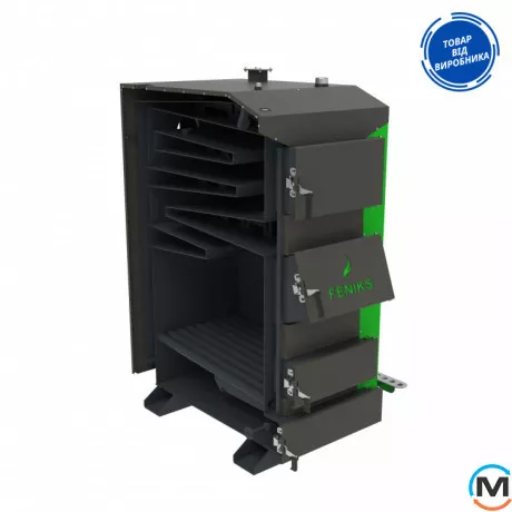 Твердопаливний котел Feniks серія N 10 кВт механіка, Опалювана площа (кв.м): 100, Теплова потужність (кВт): 10, фото , зображення 4
