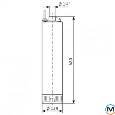 Насос занурювальний Wilo TWI5-FS 305 1 фаза, Модифікація: TWI5-FS 305 1 фаза, фото , зображення 2