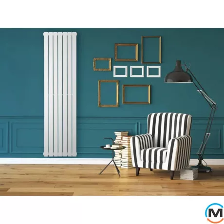 Радиатор Betatherm Blende 1 1400*394 (Белый RAL9016М, подк. №99), Цвет: Белый, Высота (мм): 1400, фото , изображение 4