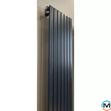 Радиатор Betatherm Blende 1 1400*394 (RAL 7024M, подк. №99), Цвет: Графит, Высота (мм): 1400, фото , изображение 2