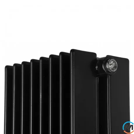 Радиатор Betatherm Metrum BM6 2180-30 1800x255x146mm Ral 9005M №66, Цвет: Черный, Длина (мм): 255, Макс. Температура (град.): 120, фото , изображение 3