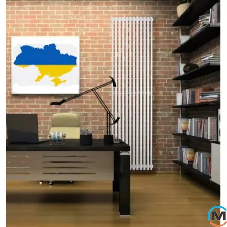 Радіатор Betatherm Praktikum 1 2000*501 (Білий RAL9016M, підк. №99), Колір: Білий, Висота (мм): 2000, Глибина (мм): 60, Кількість секцій: 13, фото , зображення 3