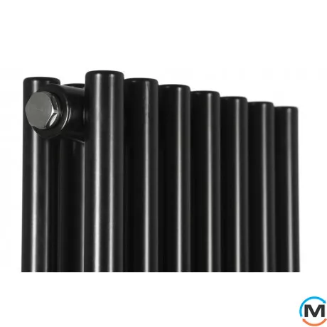 Радиатор Betatherm Praktikum 2 1800*275 (Черный RAL9005М, подк. №99), Цвет: Черный, Высота (мм): 1800, Глубина (мм): 85, Кол-во секций: 7, фото , изображение 3