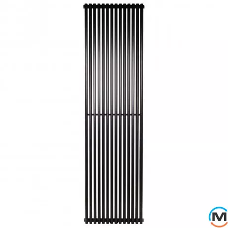 Радіатор Betatherm Praktikum 2 2000*539 (Чорний RAL9005М, підк. №99), Колір: Чорний, Висота (мм): 2000, Глибина (мм): 85, Кількість секцій: 14, фото , зображення 2