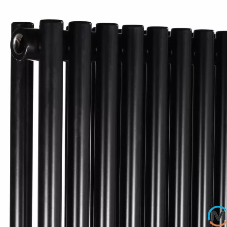 Радіатор Betatherm Praktikum 2 2000*539 (Чорний RAL9005М, підк. №99), Колір: Чорний, Висота (мм): 2000, Глибина (мм): 85, Кількість секцій: 14, фото , зображення 3
