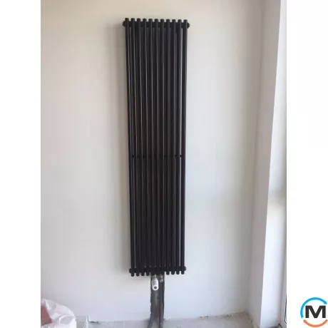 Радіатор Betatherm Praktikum 2 2000*539 (Чорний RAL9005М, підк. №99), Колір: Чорний, Висота (мм): 2000, Глибина (мм): 85, Кількість секцій: 14, фото , зображення 4