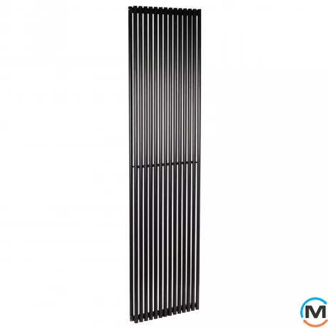 Радіатор Betatherm Praktikum 2 2000*539 (Чорний RAL9005М, підк. №99), Колір: Чорний, Висота (мм): 2000, Глибина (мм): 85, Кількість секцій: 14, фото 