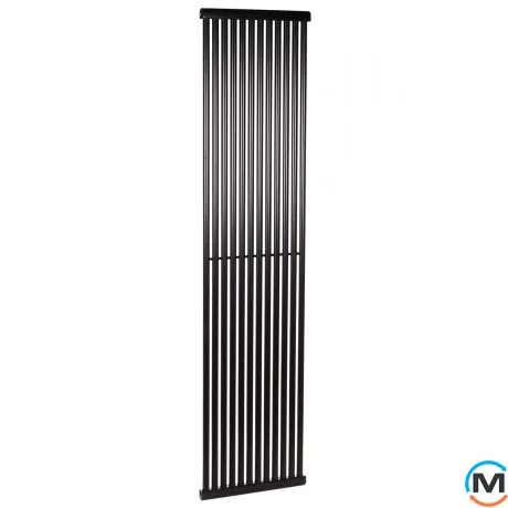 Радіатор Betatherm PS STYLE 1 1800*441 (Чорний RAL9005M, підк. №34), Підключення радіатора: Бокове, Колір: Чорний, Кількість секцій: 12, фото 