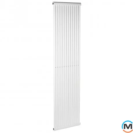 Радиатор Betatherm PS STYLE 1 1800*477 (Белый RAL9016M, подк. №99), Подключение радиатора: Нижнее, Цвет: Белый, Кол-во секций: 13, фото 