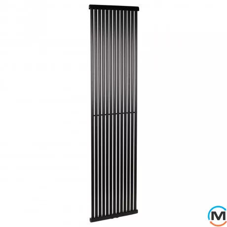 Радіатор Betatherm PS STYLE 1 1800*477 (Чорний RAL9005M, підк. №99), Підключення радіатора: Нижнє, Колір: Чорний, Кількість секцій: 13, фото 