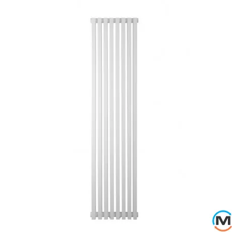 Радиатор Betatherm Quantum 2 1500*325 (Белый RAL9016M, подк. №34), Подключение радиатора: Боковое, Цвет: Белый, Высота (мм): 1500, Глубина (мм): 85, Кол-во секций: 8, фото , изображение 2