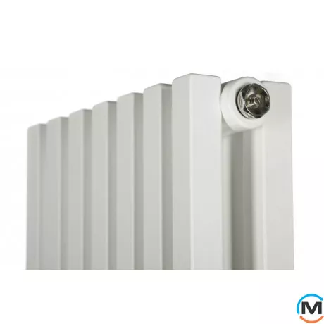 Радиатор Betatherm Quantum 2 1500*325 (Белый RAL9016M, подк. №34), Подключение радиатора: Боковое, Цвет: Белый, Высота (мм): 1500, Глубина (мм): 85, Кол-во секций: 8, фото , изображение 3