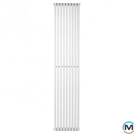 Радиатор Betatherm Quantum 2 1800*365 (Белый RAL9016М, подк. №34), Подключение радиатора: Боковое, Цвет: Белый, Высота (мм): 1800, Глубина (мм): 85, Кол-во секций: 9, фото , изображение 2