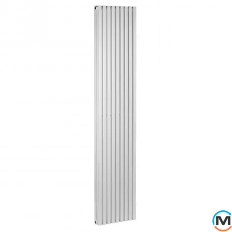 Радиатор Betatherm Quantum 2 1800*365 (Белый RAL9016М, подк. №34), Подключение радиатора: Боковое, Цвет: Белый, Высота (мм): 1800, Глубина (мм): 85, Кол-во секций: 9, фото 