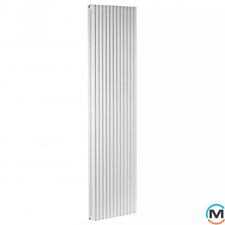 Радіатор Betatherm Quantum 2 2000*525 (Білий RAL9016М, підк. №99), Підключення радіатора: Нижнє, Колір: Білий, Висота (мм): 2000, Глибина (мм): 85, Кількість секцій: 13, фото 