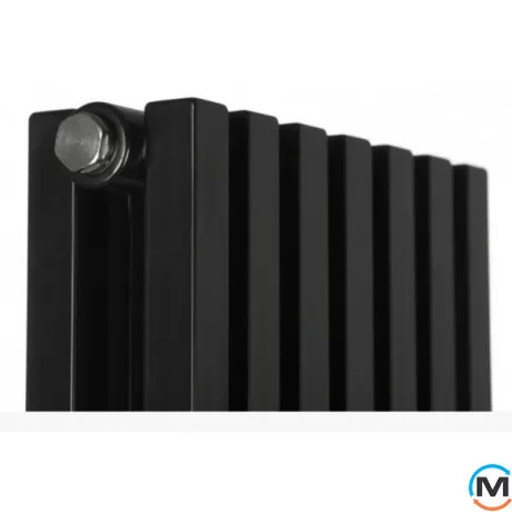 Радиатор Betatherm Quantum BQ 2 500*845 (Черный Ral9005M подк. 88), Цвет: Черный, Кол-во секций: 21, фото , изображение 2