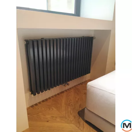 Радиатор Betatherm Quantum BQ 2 500*1005 (Черный Ral9005M подк. 88), Цвет: Черный, Кол-во секций: 25, фото , изображение 3