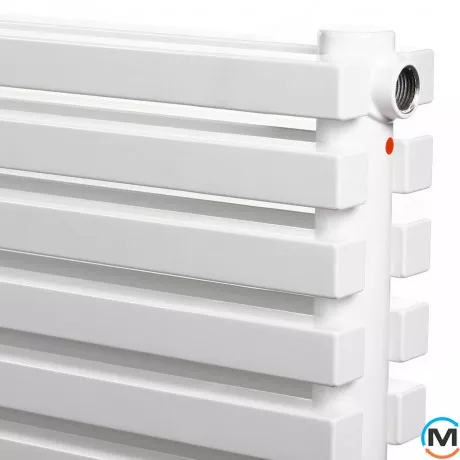 Радіатор Betatherm Quantum BQH2 285*1600 (Білий Ral9016M підк. 34), Колір: Білий, Висота (мм): 285, Довжина (мм): 1600, фото , зображення 3