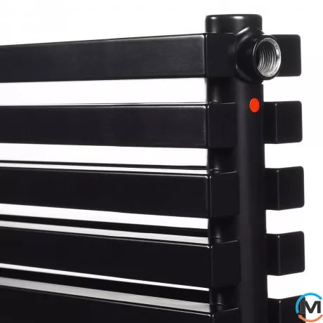 Радіатор Betatherm Quantum BQH2 285*2000 (Чорний Ral9005M підк. 34), Колір: Чорний, Висота (мм): 285, Довжина (мм): 2000, фото , зображення 4