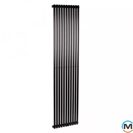 Радіатор Betatherm Elipse 1 1800*445 (Чорний RAL9005M, підк. №99), Колір: Чорний, Глибина (мм): 48, фото 