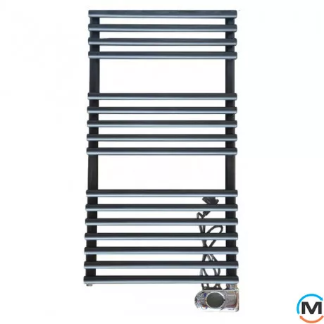 Полотенцесушитель электрический CORDIVARI GLORIA 22 ELECTRIC 790 x 430 мм COLOR F15 (черный) ECO 400, Высота (мм): 790, Ширина (мм): 430, фото 