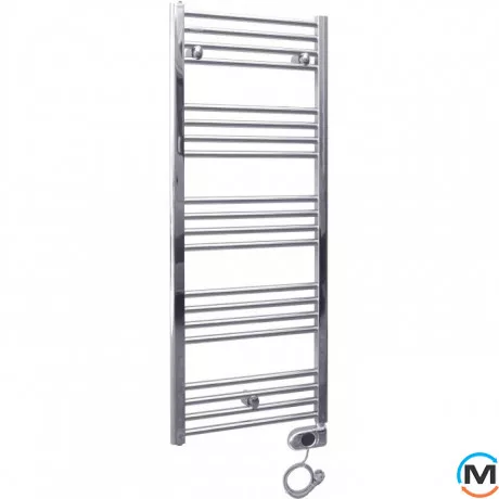 Полотенцесушитель электрический CORDIVARI Roberta 22 1238х500 мм 400 Вт ECO хром, Цвет: Хром, Высота (мм): 1238, Ширина (мм): 500, фото 