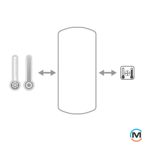 Теплоакумулятор Cordivari (холод/тепло) 200 л VOLANO TERMICO CALDO-FREDDO R/C GB VT 6 bar -10/90, Обсяг (л): 200, фото , зображення 2