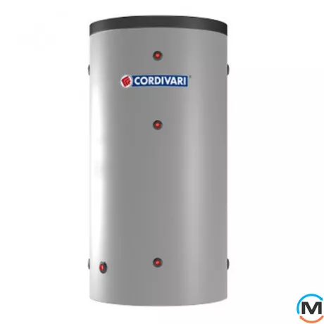 Теплоакумулятор Cordivari 300 л (теплові насоси) VOLANO TERMICO PDC 4 bar -10/+95 °C, Обсяг (л): 300, Спосіб встановлення: Підлоговий, фото 