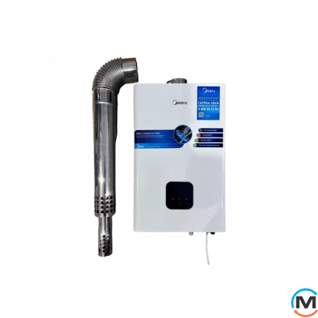 Газовий проточний водонагрівач Midea з трубою в комплекті JSG22-12HC2, фото , зображення 2