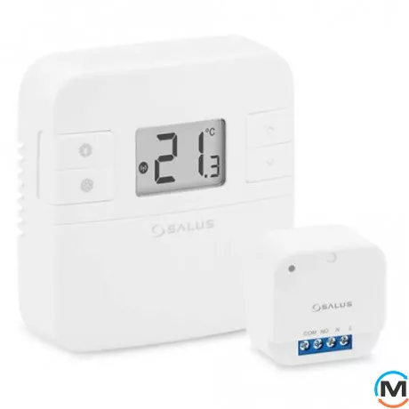 Беспроводной терморегулятор в комплекте с беспроводным реле Salus RT310SR, фото 