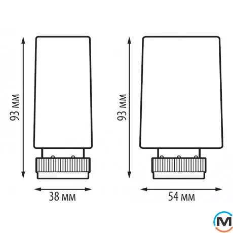 Саморегулируемый сервопривод Salus M30x1,5 230V THB23030, фото , изображение 2