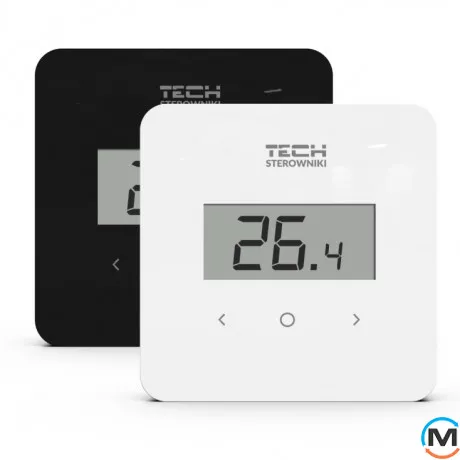 Бездротовий кімнатний регулятор Tech з датчиком вологості R-8b plus, фото 